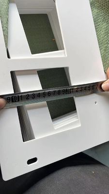 গ্রাহকের চাহিদা পূরণের জন্য ABS/Acrylic/PP/PET/HDPE প্লাস্টিক প্লেট/শীট প্রক্রিয়াকরণের জন্য কাটিং সার্ভিস