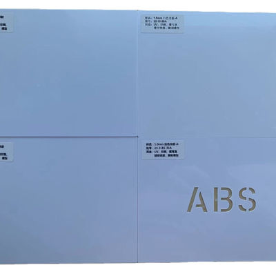 পরিবেশগত উপাদান ISO9001 সার্টিফাইড ABS প্লাস্টিকের শীট কাস্টম বেধ সঙ্গে খোদাই এবং ভ্যাকুয়াম গঠনের জন্য